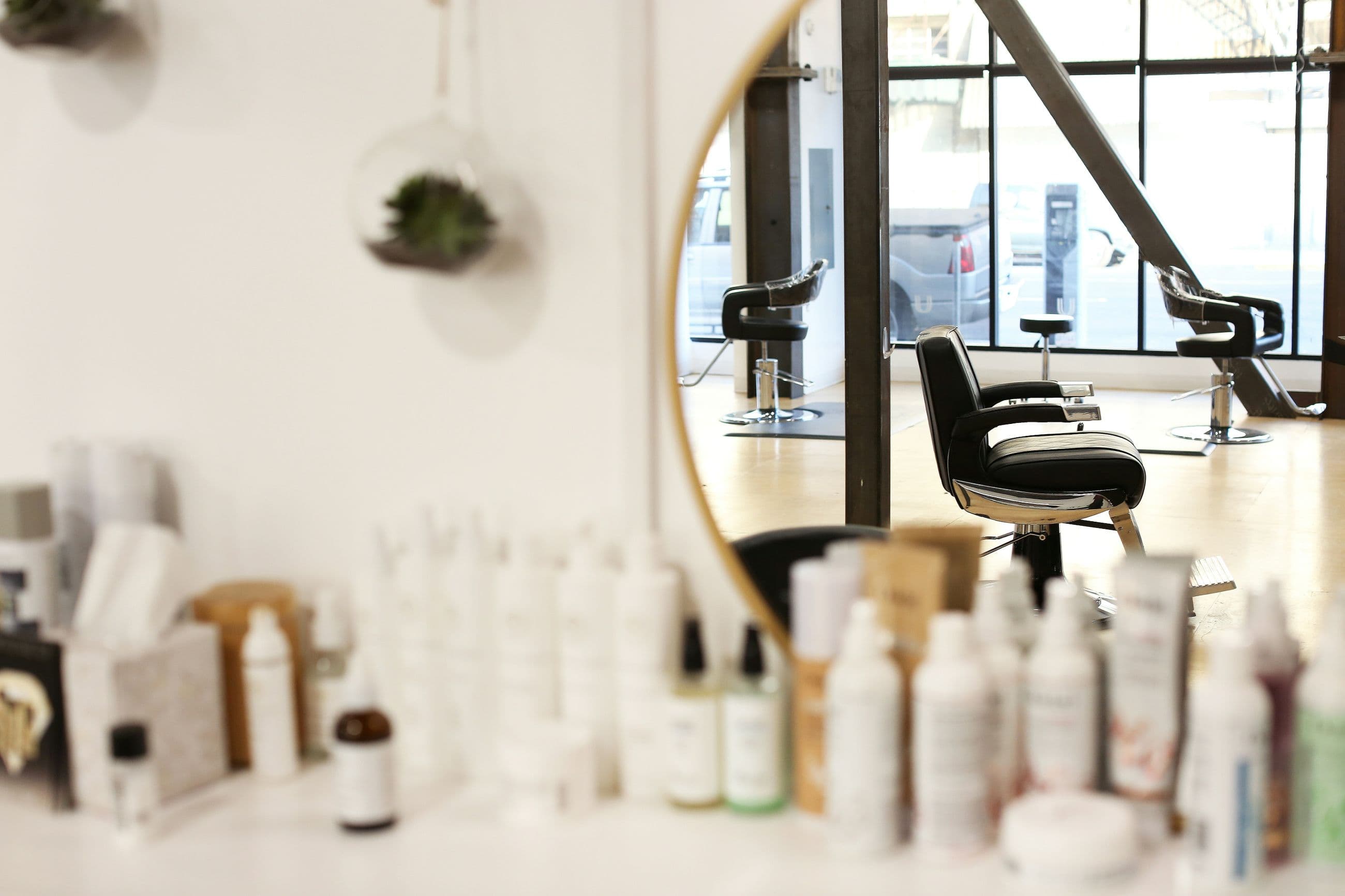 Salon chair at Changez Hair Salon - Humble, TX hair studio